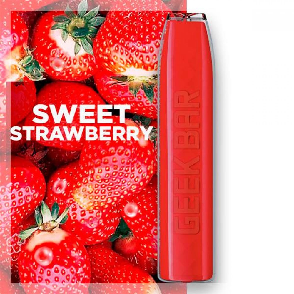 Geek Bar Sweet Strawberry 2ml Pen Kit 20mg By Geekvape 1